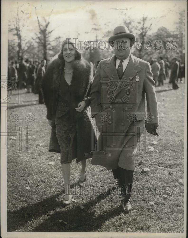 1930 Press Photo Mr. and Mrs. Robert Stone attend United Hunts meeting - Historic Images