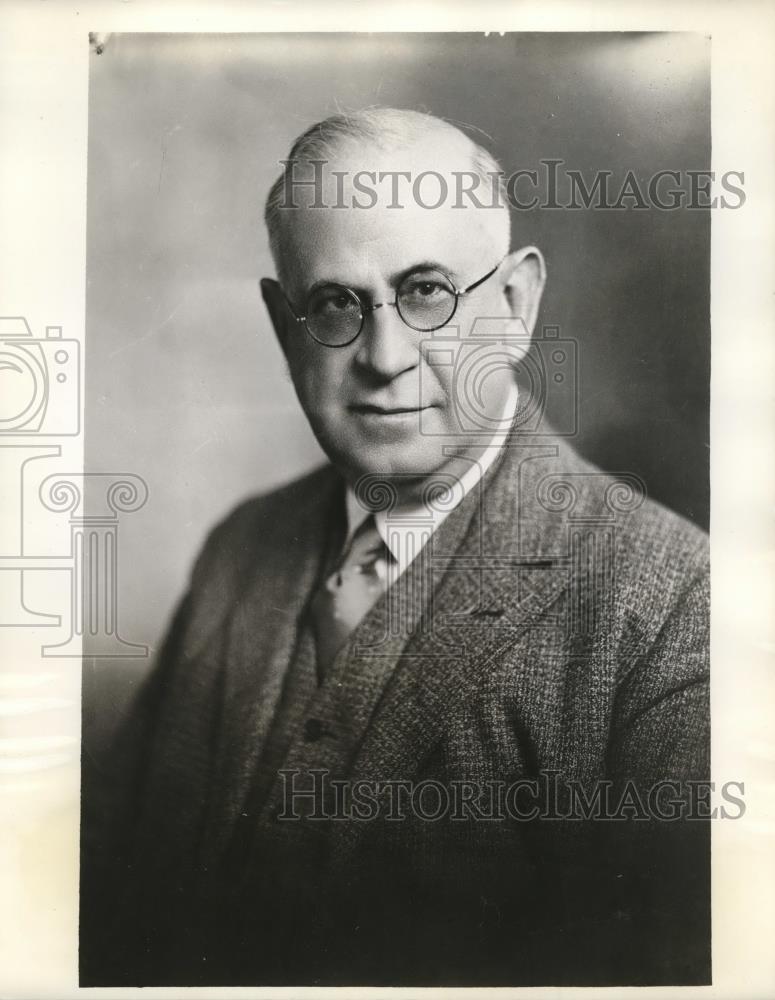 1932 Press Photo R. F. Walter Chief Engineer Bureau Reclamation Department - Historic Images