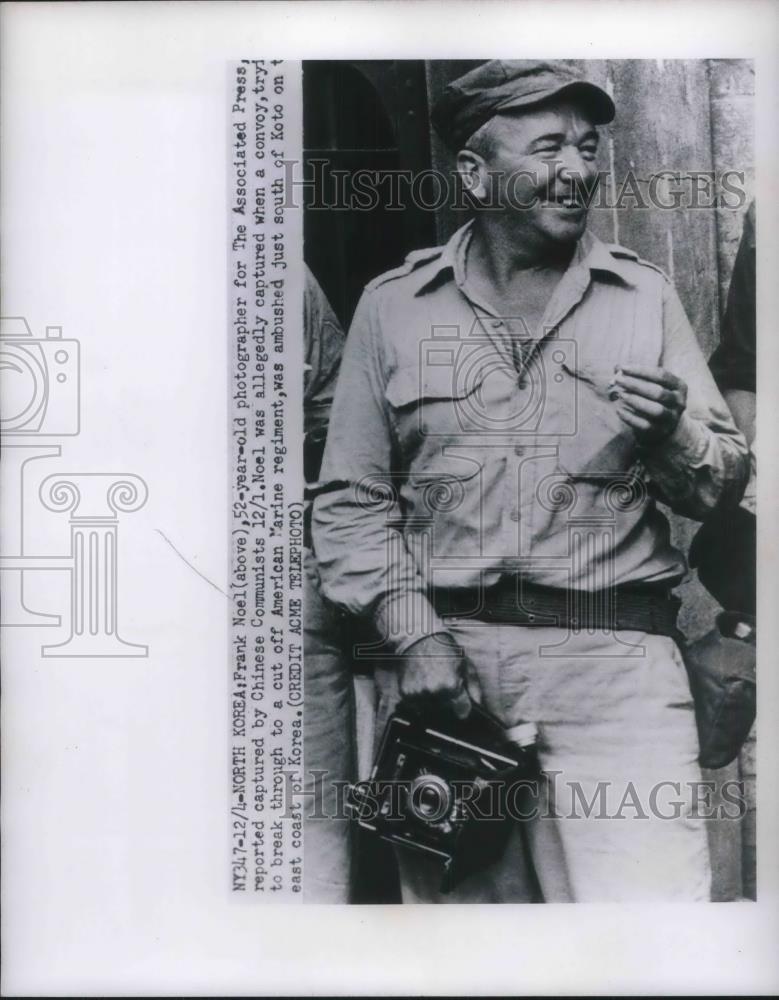 1950 Press Photo Frank Noel Reporter for Associated Press Captured Chinese - Historic Images