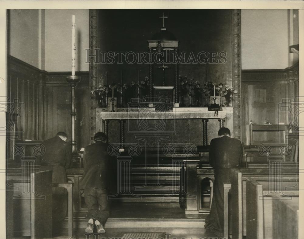 1923 Press Photo Interior of Church of the Advent in San Francisco, Calif. - Historic Images