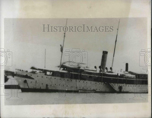 1932 Press Photo Siamese Royal Yacht Maha Chakri - Historic Images