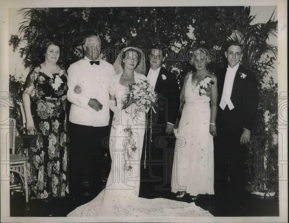 1938 Press Photo Son of Political leader, marries in New York. - nec37052 - Historic Images