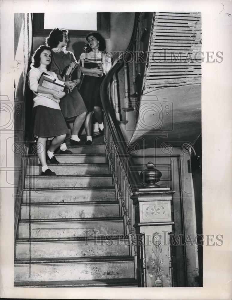 1948 Press Photo Old House used for school in Alabama - Historic Images