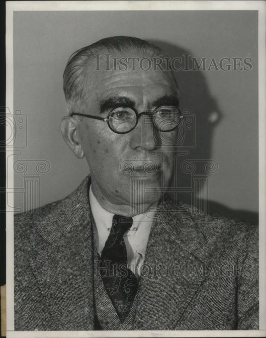 1933 Press Photo James King Steele, writer & lecturer in Chicago - Historic Images