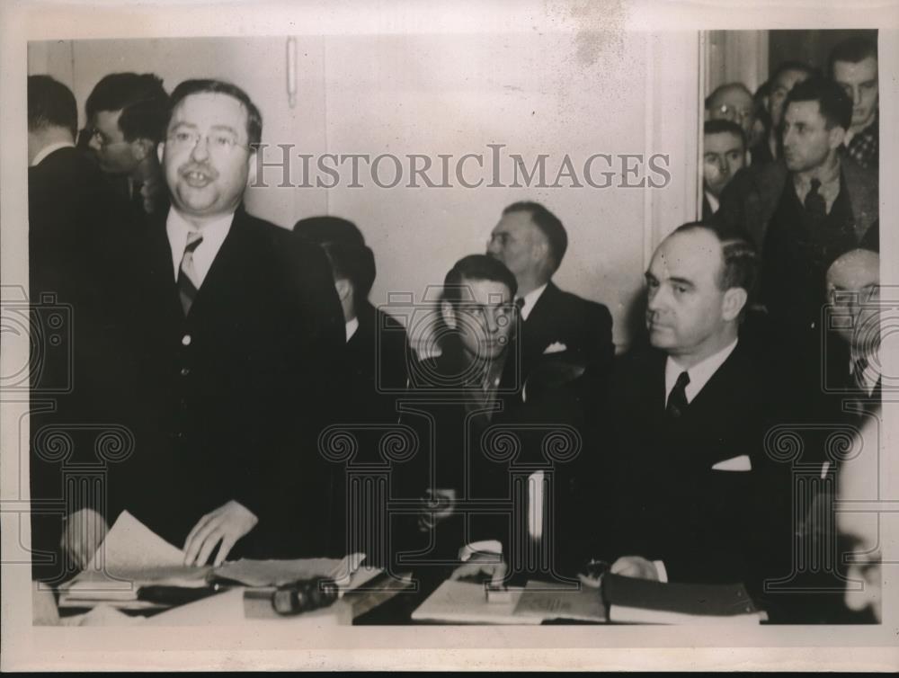 1937 Press Photo Wis, Board of Regents, Harold Wilkee of Univ of Wis, G Frank - Historic Images