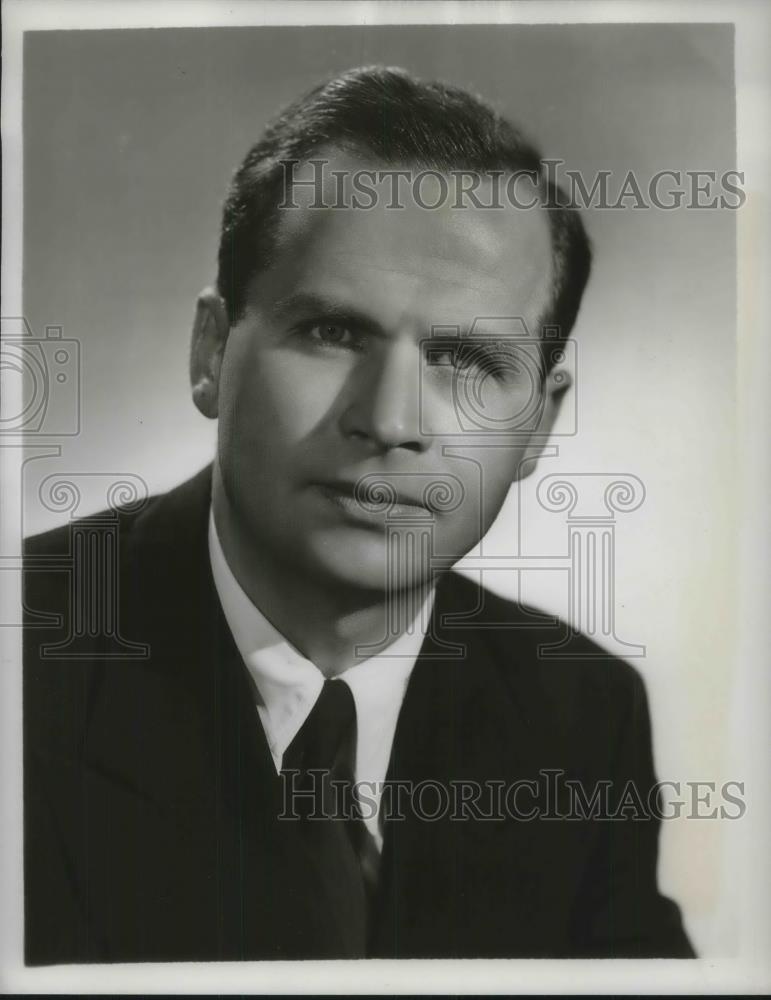 1954 Press Photo Dr Peter Goldmark president CBS labs - nec36292 - Historic Images