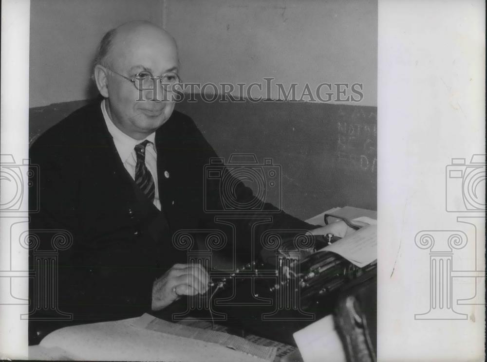 1940 Press Photo Earl Dunning Republican WPAO Candidate - nec38288 - Historic Images