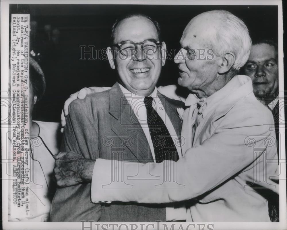 1949 Press Photo Guy Gabrielson elected chairman Republican National Committee - Historic Images