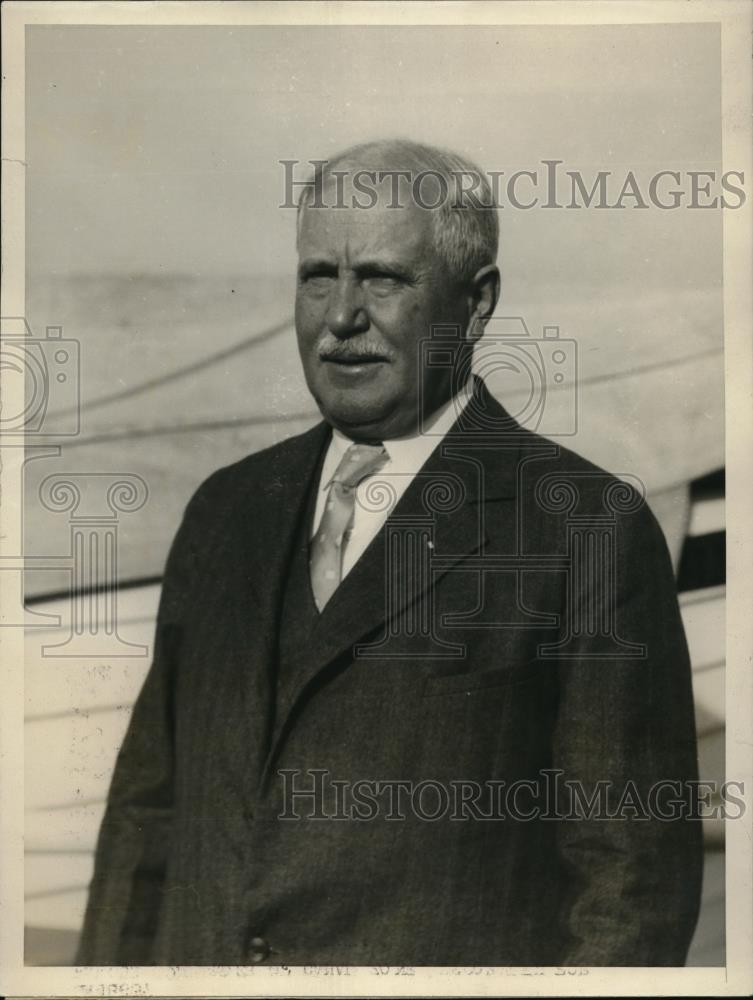 1937 Press Photo General Charles Martin in civilian life after relinquishing - Historic Images