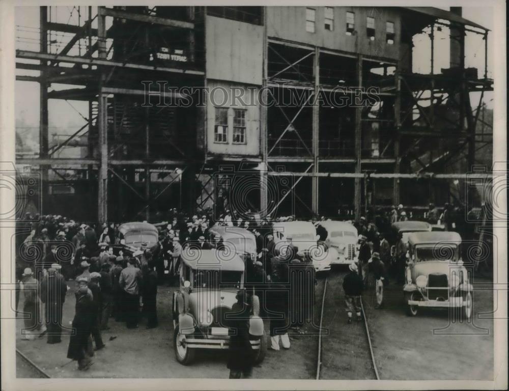 1937 Press Photo Coal Mine at Mulga, Alabama. 32 miners killed. - Historic Images