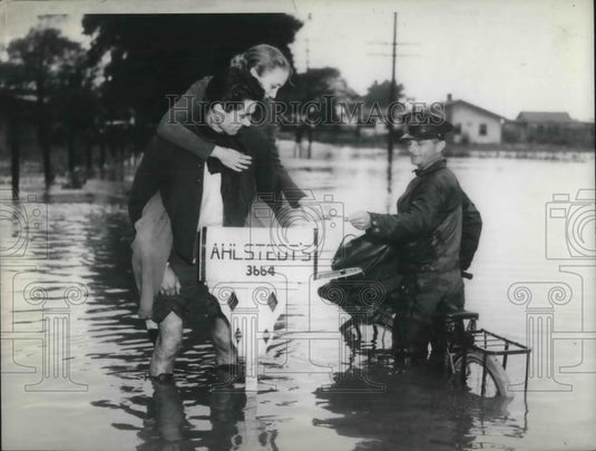 1938 Press Photo FLOOD - Historic Images