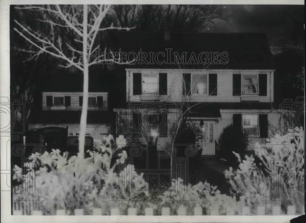 1932 Press Photo James Clark Home In Madison Wisconsin Subject Of Lawsuit - Historic Images