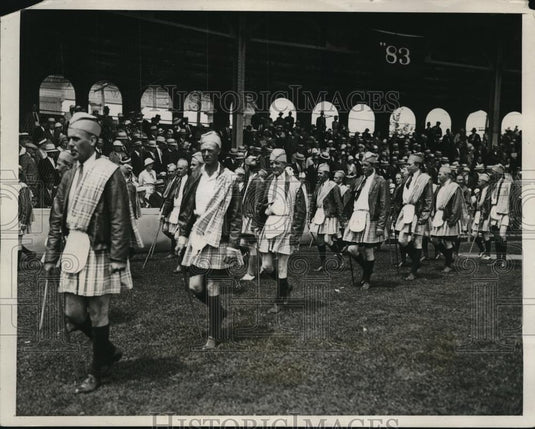 1933 Press Photo Yale Graduates Reunion. - Historic Images