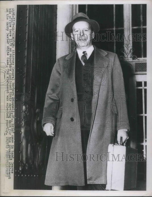 1953 Press Photo Washington Attorney General Herbert Brownell, Jr. - Historic Images
