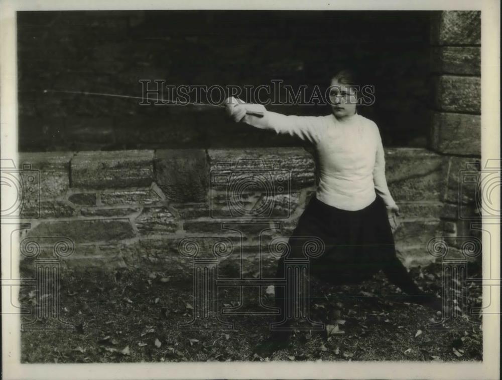 1929 Press Photo Miss Anna Park-Hurst, Bryn Mawr College - Historic Images