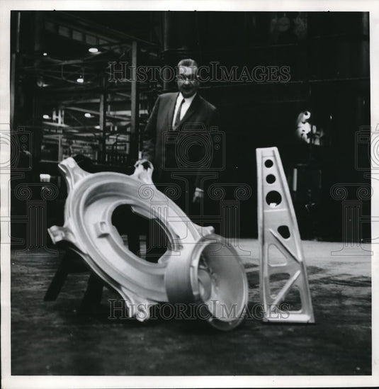 1965 Executive with rims for vehicles made from Alcoa's Cleveland Works - Historic Images