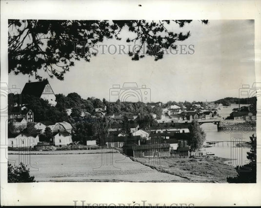 1939 Press Photo Porvdo Finland Town Near Helsinki - nec43231 - Historic Images