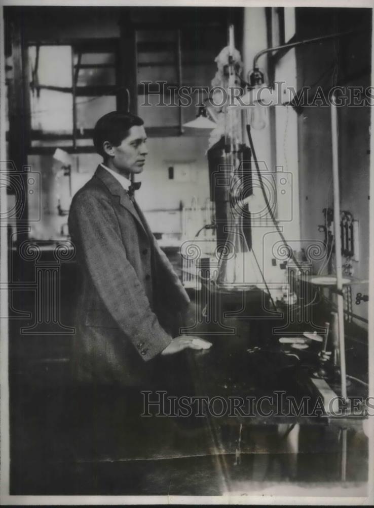 1926 Press Photo Professor The Svedberg Wins Nobel Prize in Chemistry - Historic Images