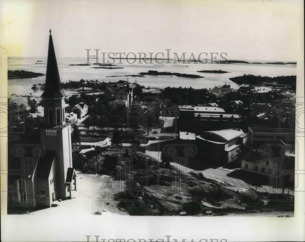 1969 Press Photo Hanko Finland Seaport - Historic Images