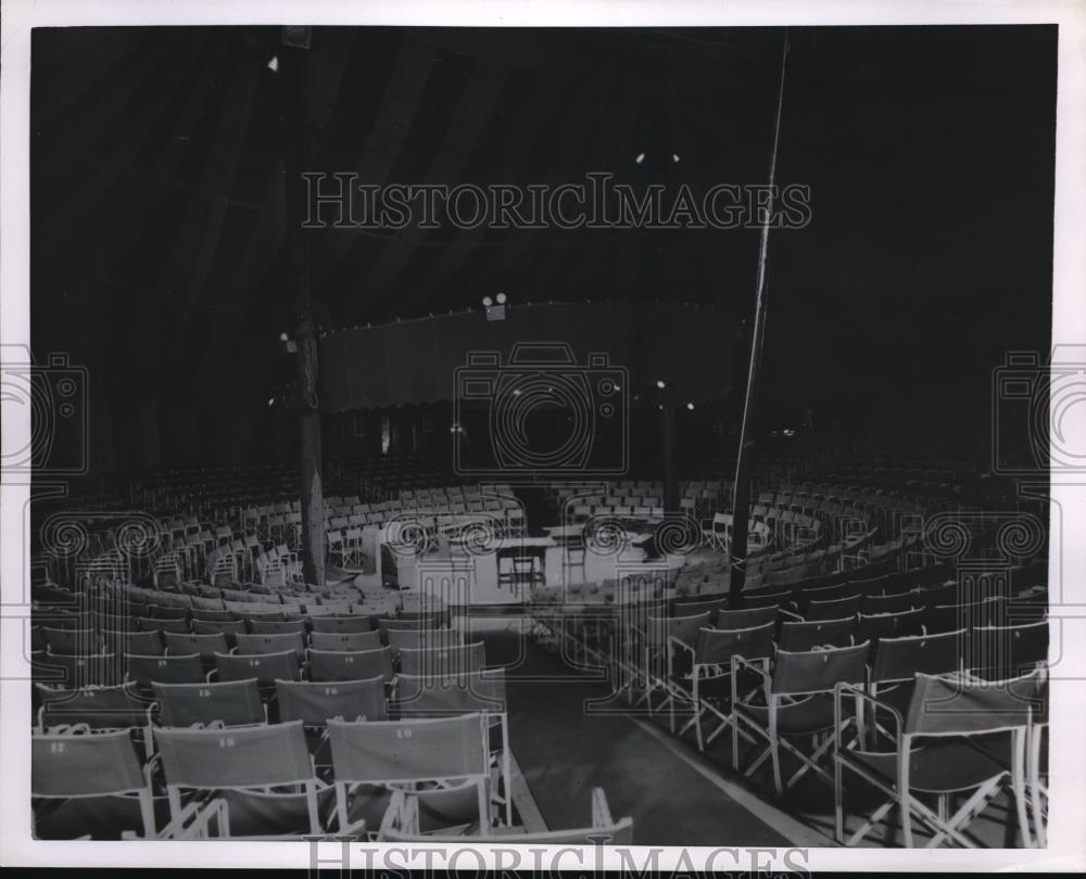 1954 Press Photo Municipal Theater in Philadelphia - nec53779 - Historic Images