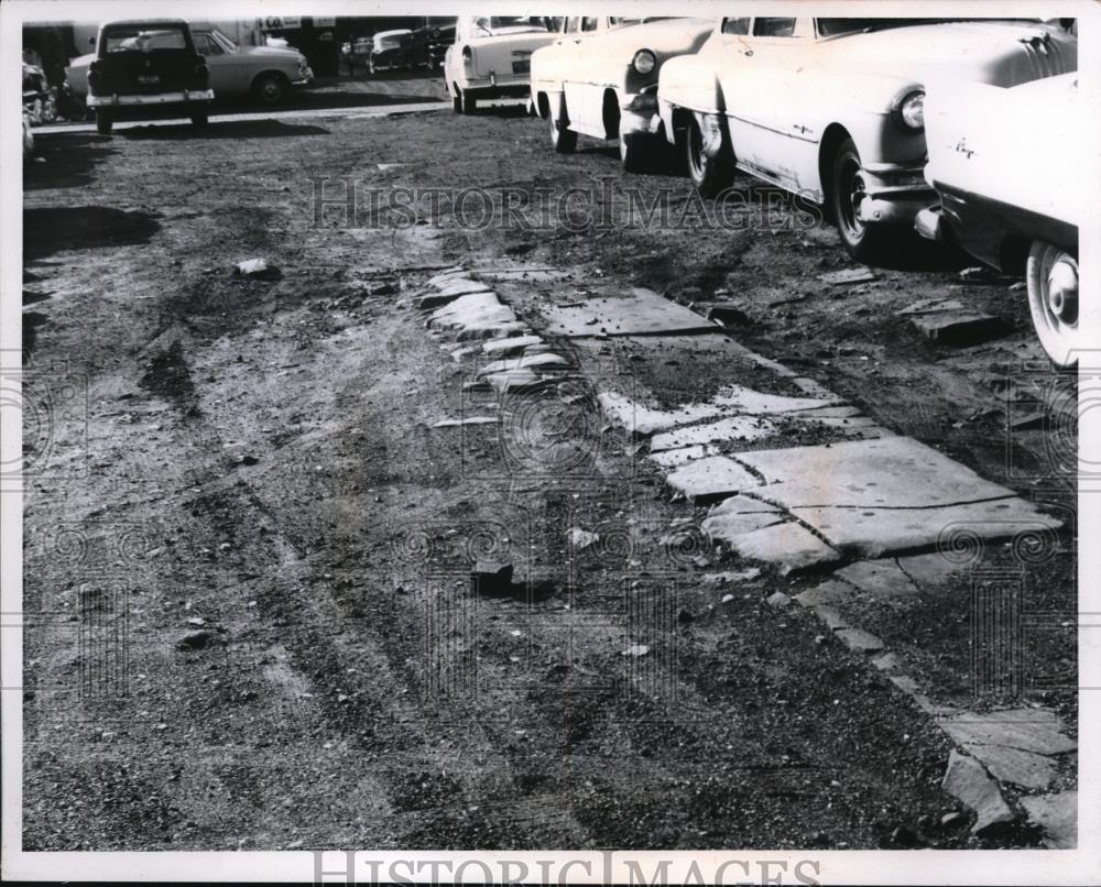 1957 Press Photo Parking Lots - nec53773 - Historic Images