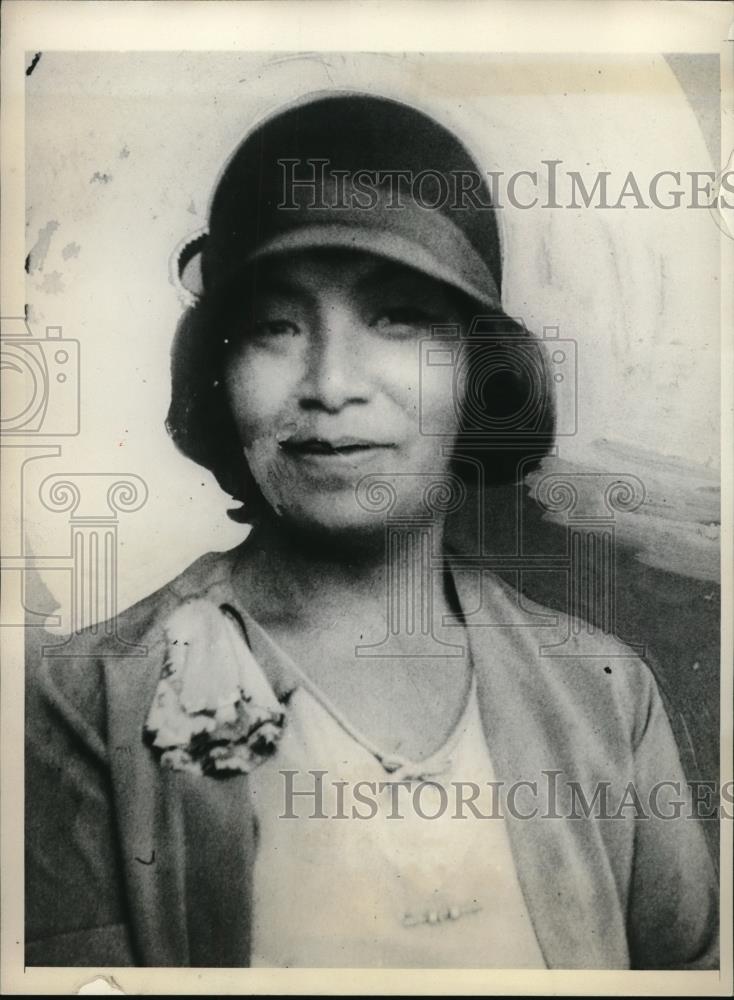 1931 Press Photo Mrs Hisashi Fujimura, who&#39;s millionaire husband disappeared - Historic Images