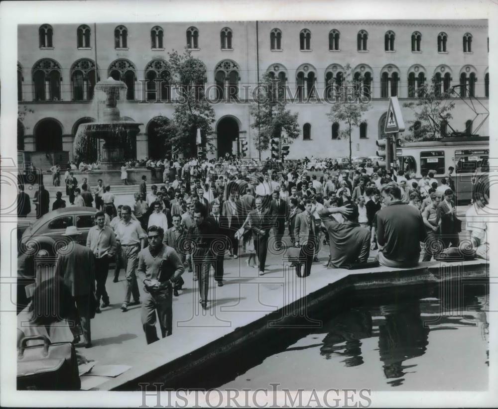 1967 Press Photo Students at Munich University in West Germany - nec48062 - Historic Images