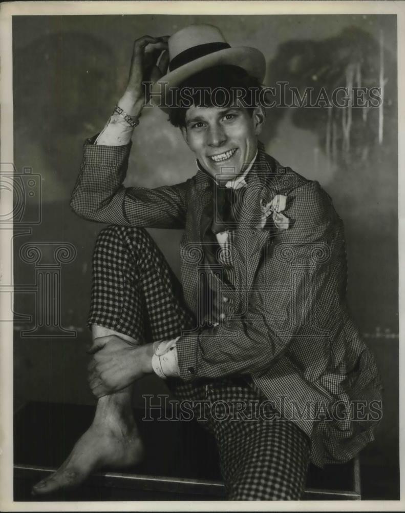 1931 Press Photo Howard Curtis Silly Radio Star &quot;The Boy From Missouri&quot; On CBS - Historic Images