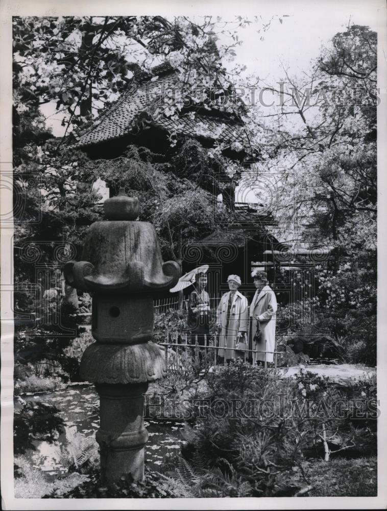 1959 Press Photo Japanese Tea Garden at San Francisco&#39;s Golden Gate Park - Historic Images