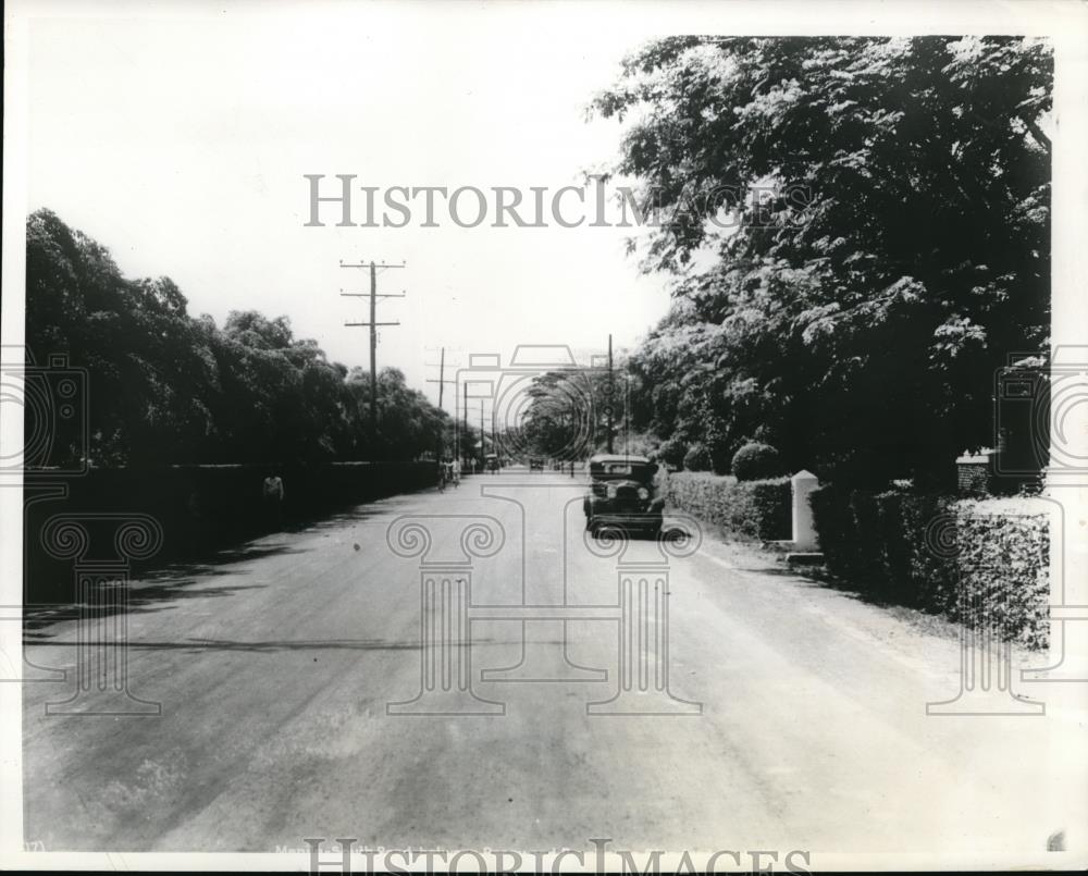 1941 Press Photo Manila South Road Nichols Field Bombing Attack - nec47146 - Historic Images