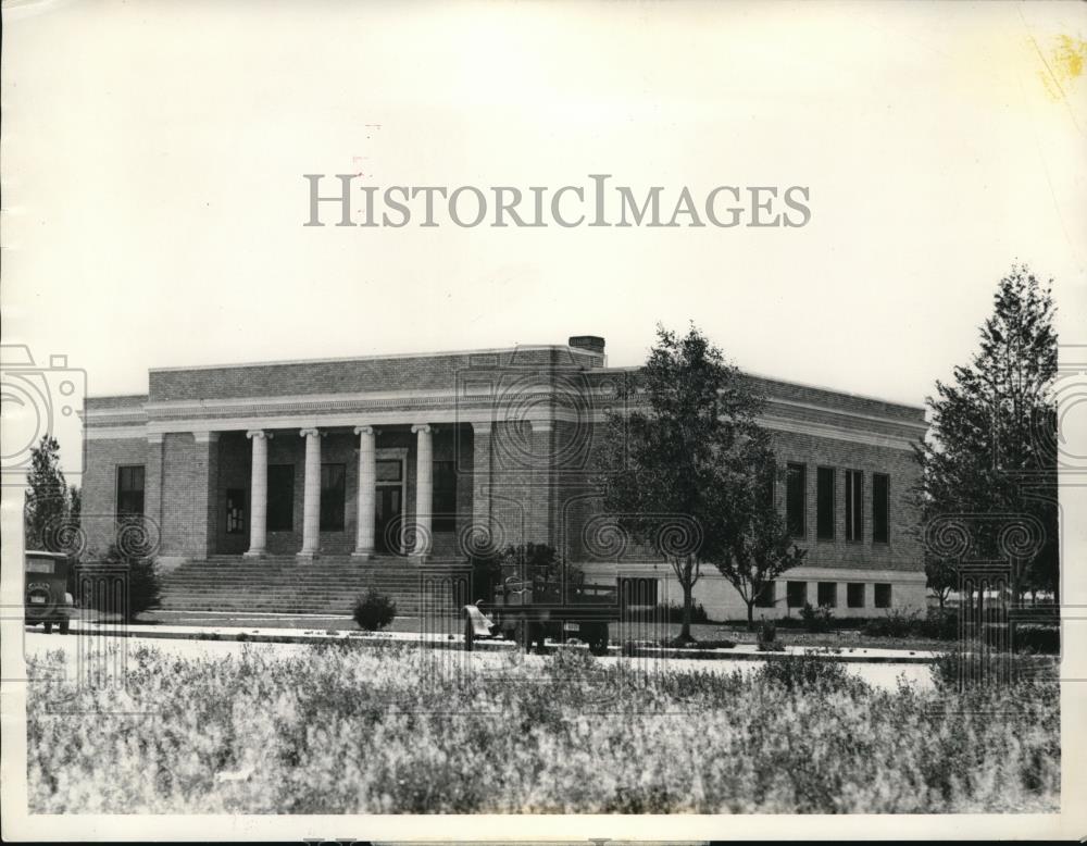 1934 Press Photo Minden Nevada Courthouse Site Of Roosevelt Divorce - Historic Images