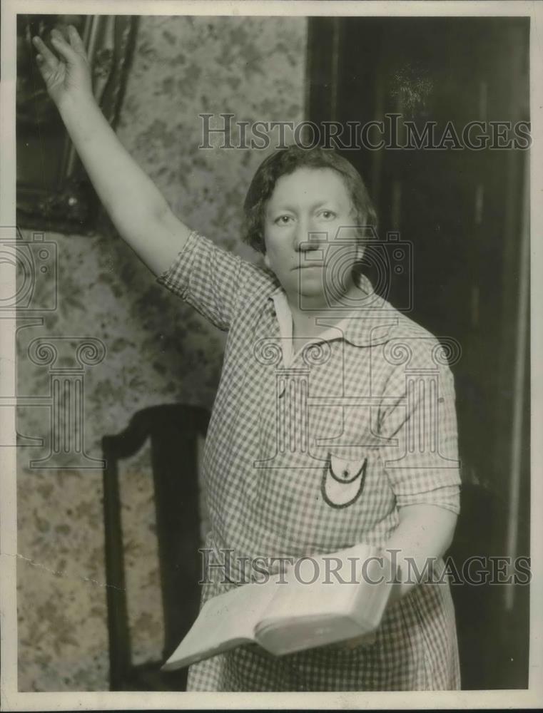 1927 Press Photo Mrs. Bob Fitzsimmons - Historic Images