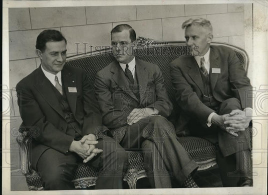 1932 Press Photo Prohibition Assoc. Elects Miller, Hughes, and Chute - nec52682 - Historic Images