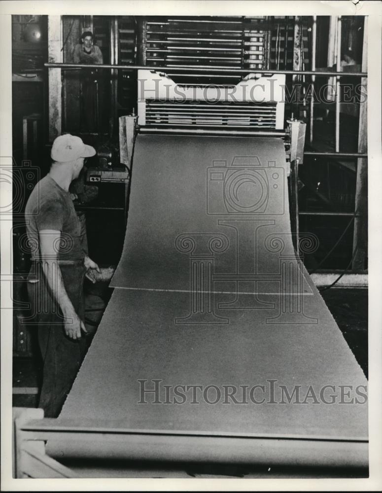 1952 Press Photo Blanket Of Hardboard - nec52624 - Historic Images