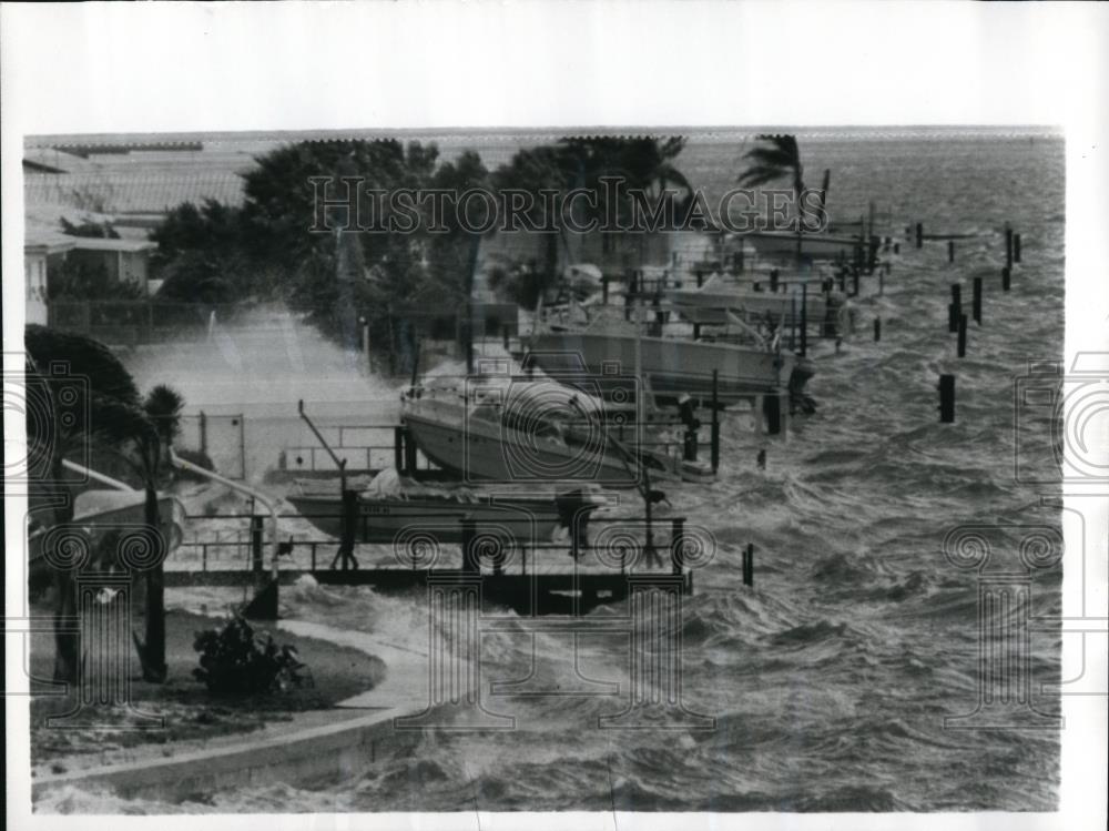 1968 Press Photo View of St. Petersburg, Florida seashore. - nec43360 - Historic Images