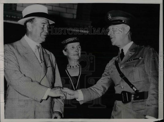 1939 Press Photo Ontario Canada Lt Gov & Mrs  A Mathews, Col CE Thompson - Historic Images