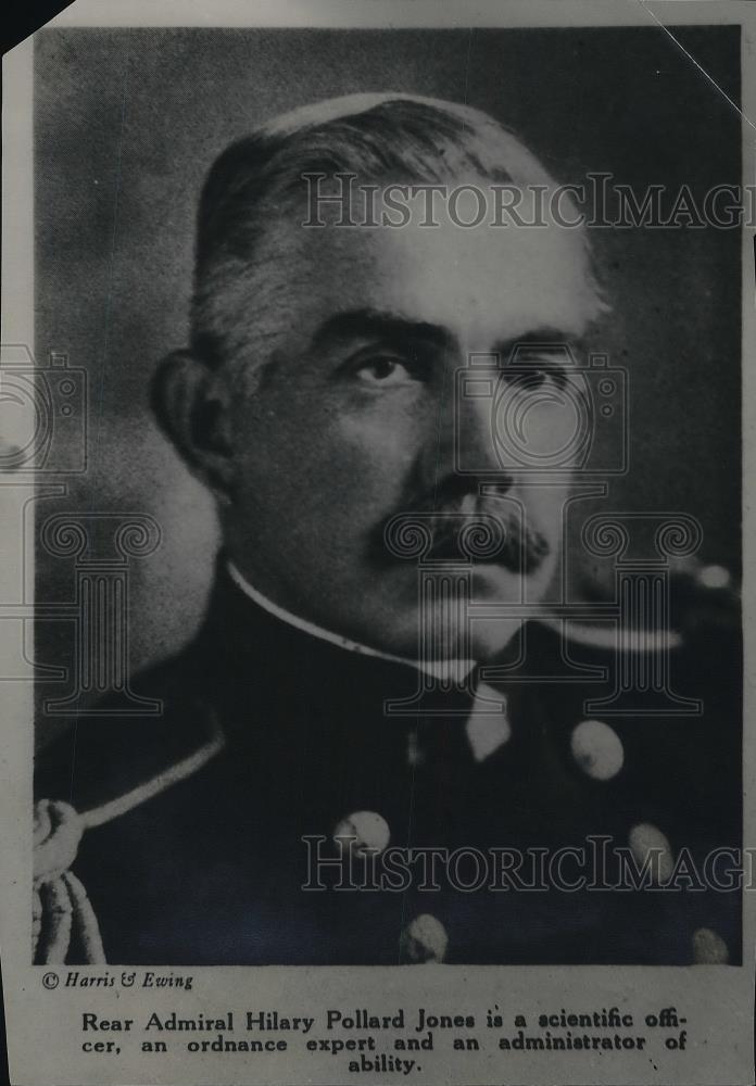 1921 Press Photo Rear Admiral Hilary Pollard Jones - Historic Images