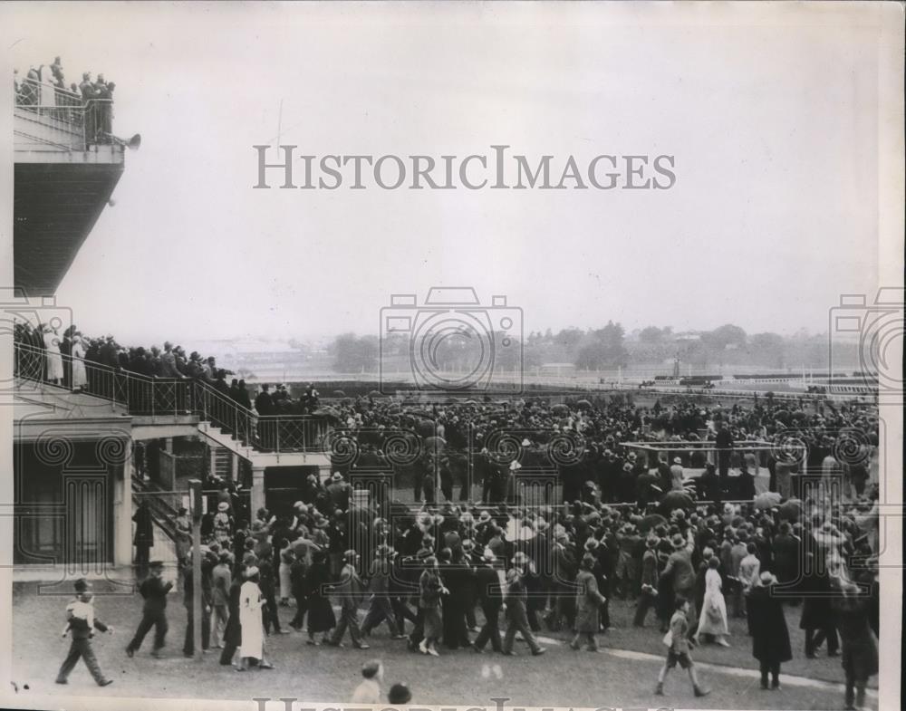 1934 Press Photo Flemington Race Course. - nes11752 - Historic Images