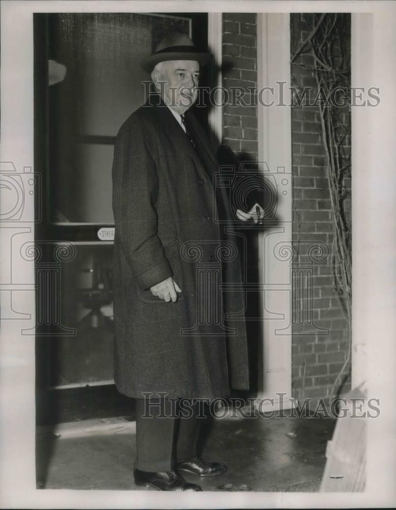 1937 Press Photo Presiding Judge at John Montague Trial, Judge Harry E, Owen - Historic Images