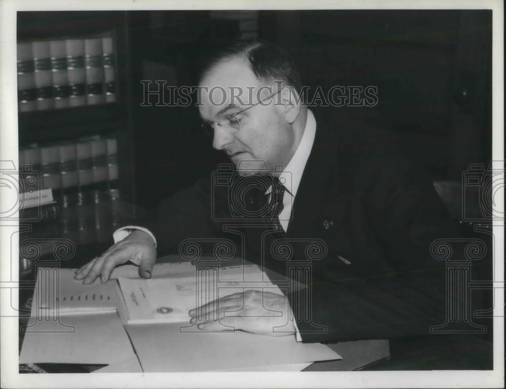 1940 Press Photo Charles O&#39;Donnell Head Of Mass Society For Old Age Pensions - Historic Images