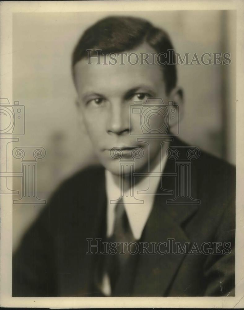 1929 Press Photo Mark van Deren, editor of An Anthology of World Poetry - Historic Images