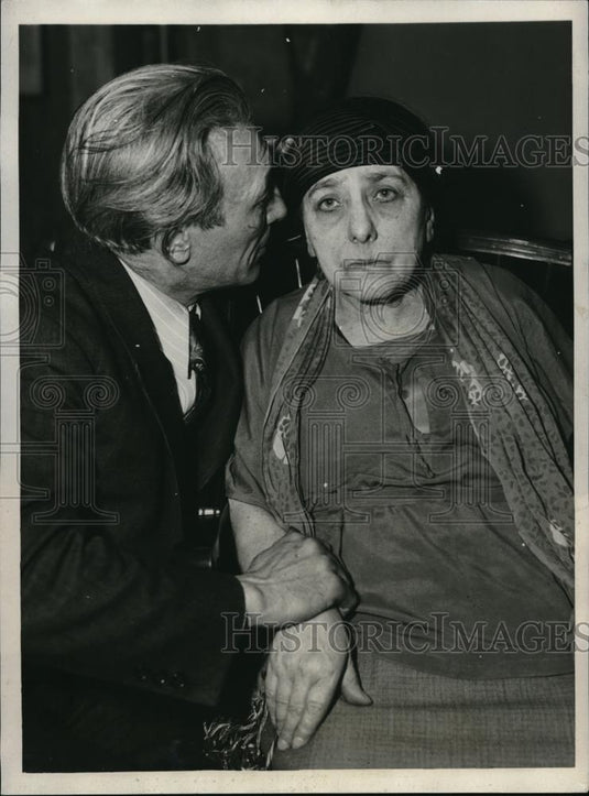 1932 Press Photo Mrs. Carrie Morgan obtained services of Lawyer Barrett O'Hara - Historic Images