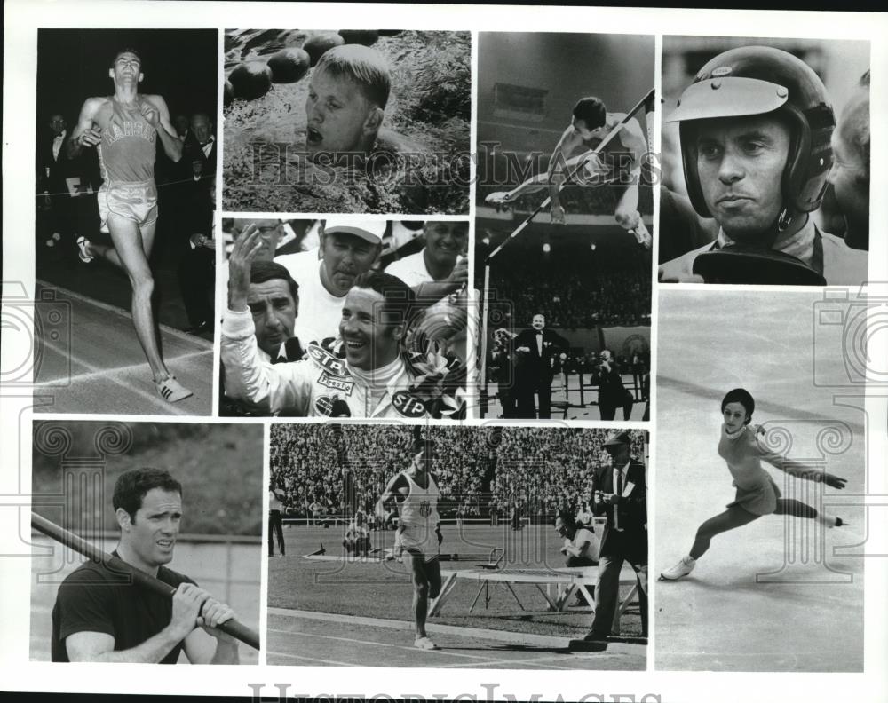 1971 Press Photo &quot;ABC&#39;s Wide World of Sports&quot; Athlete of the Year Jim Ryun, - Historic Images