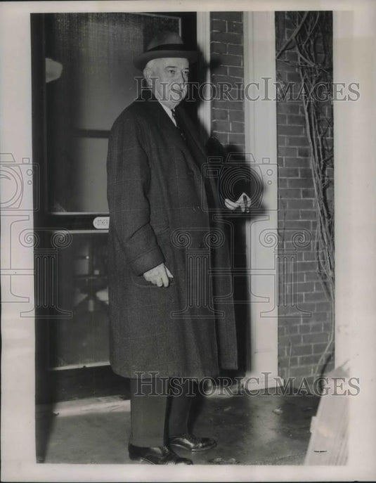 1937 Press Photo Judge Harry E. Owen, John Montague Trial, New York - Historic Images