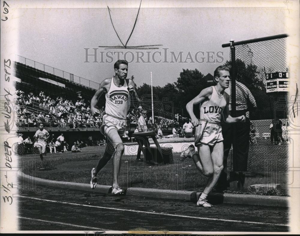 1963 Press Photo Track and Field Competition. - nes10314 - Historic Images