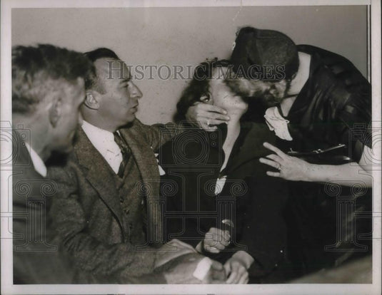 1937 Press Photo John Drennan, David Stepacoff, Atty Margeret Drennan - Historic Images