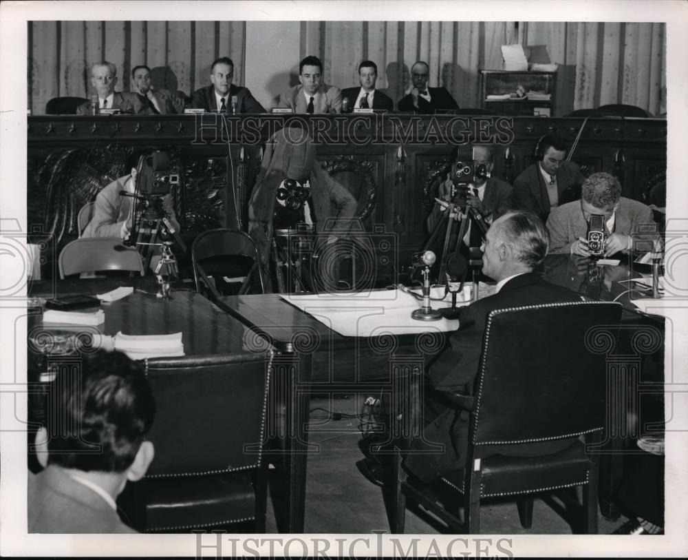 1951 Press Photo Charles Oliphant Resigned Chief Counsel Internal Revenue Bureau - Historic Images