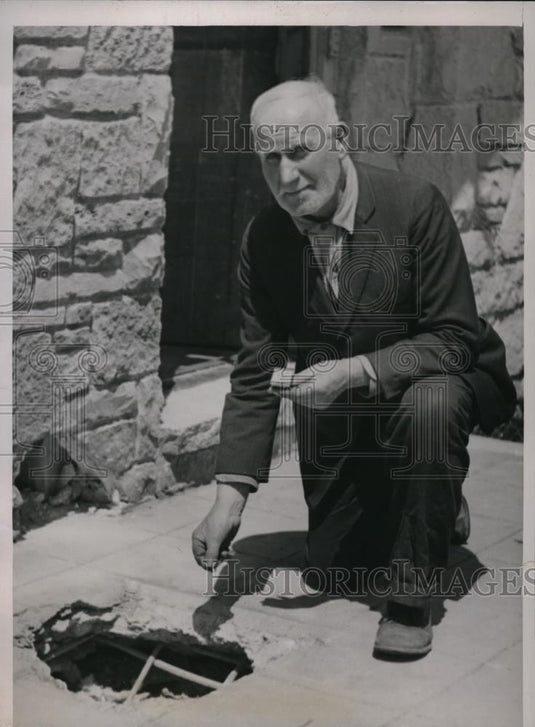 1937 Press Photo Jacob Eissler Admits Attempted Bombing Of Home - Historic Images
