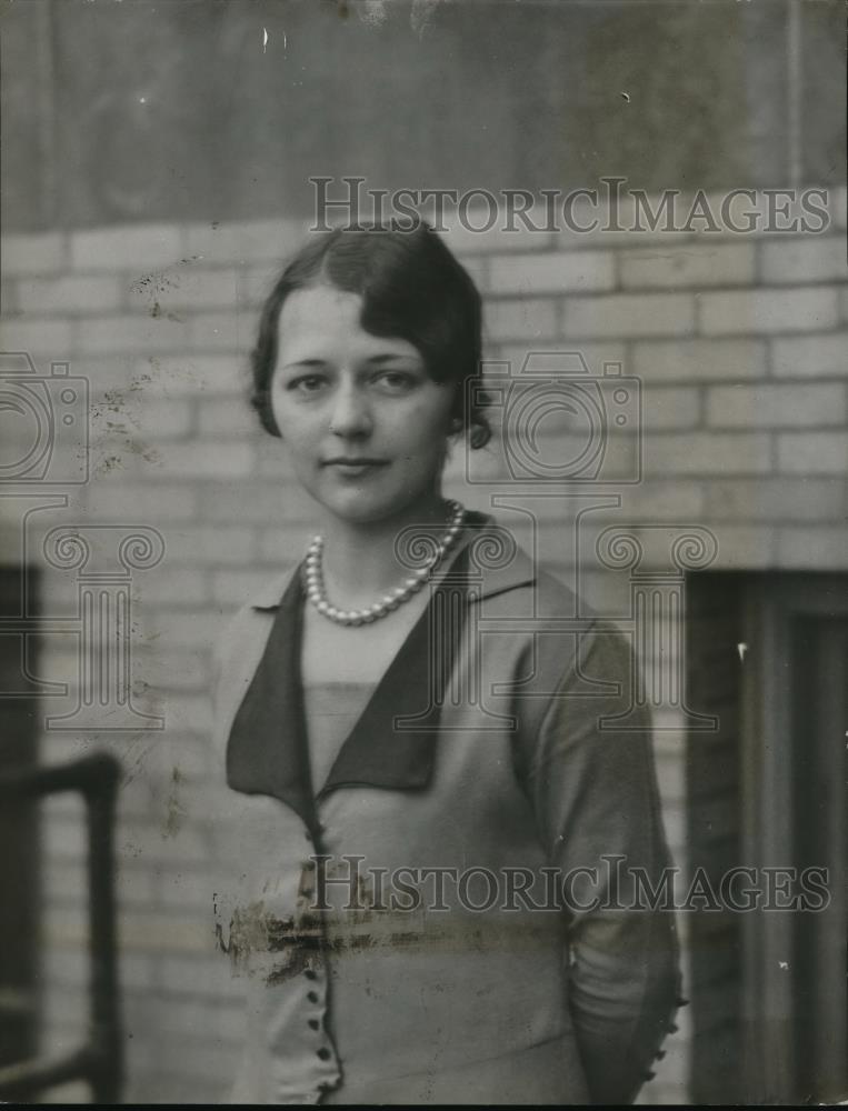 1928 Press Photo Miss Lillian Ramsey - Historic Images