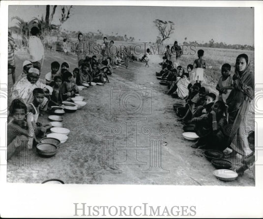 1970 Press Photo East Pakistan food shortage, Cyclone-tidal wave disaster - Historic Images